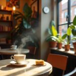 Cozy Cafe Vibes_ Golden Glow Morning Motivation
